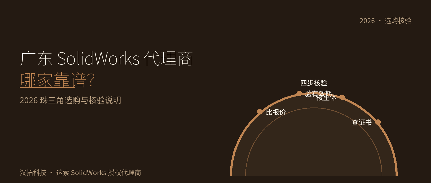 广东 SolidWorks 代理商哪家靠谱？2026 珠三角选购与核验说明